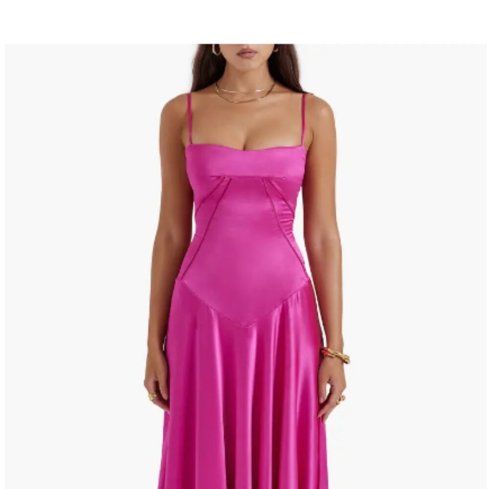 New Dress, House of CB fuschia